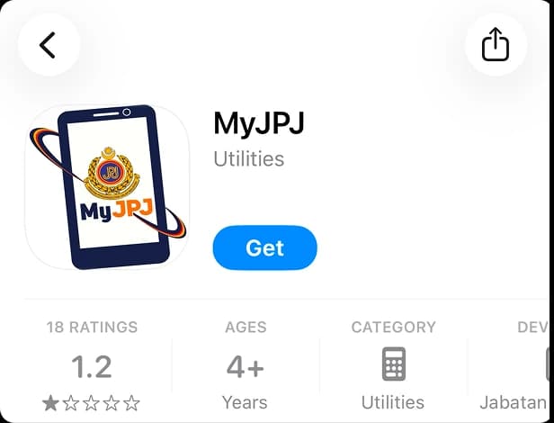 MyJPJ account setup 1